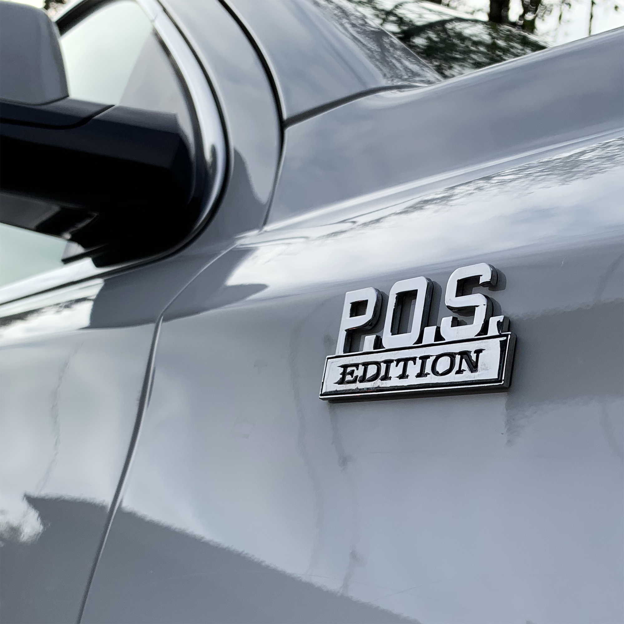 P.O.S. (Piece Of Shit) Edition Emblem Badge