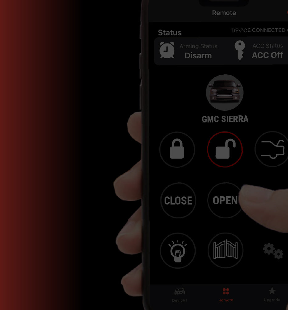 Hand Holding Phone with App