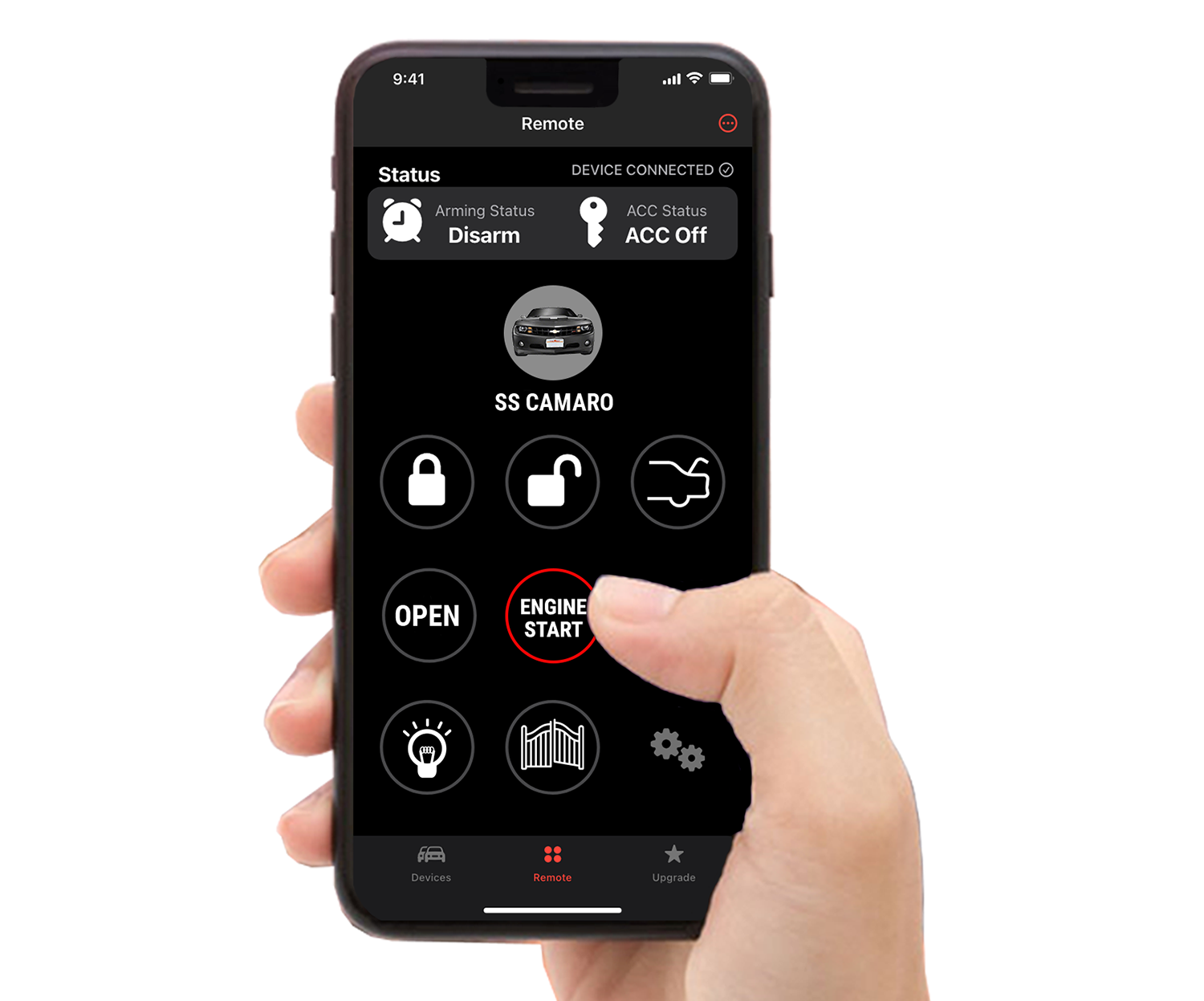 Engine Start Feature Smartphone App Compatible
