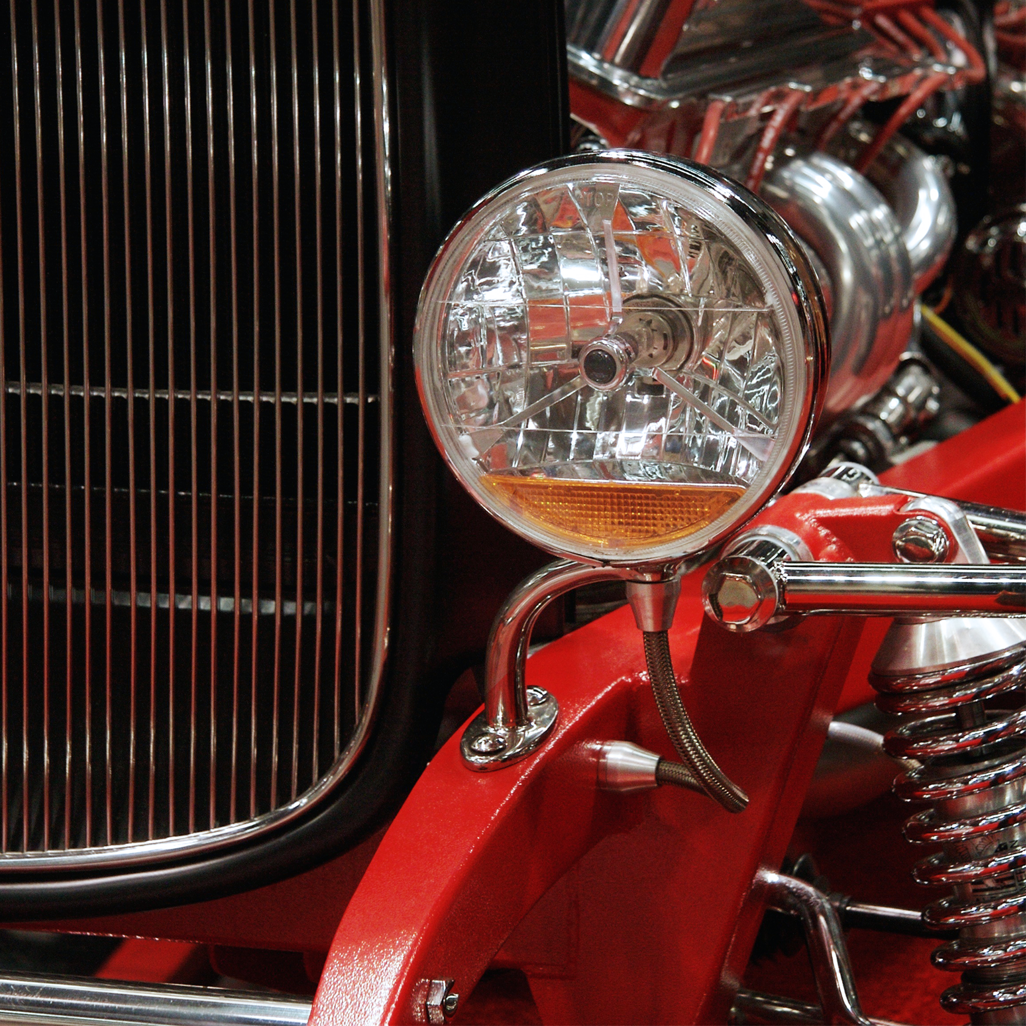 Mustang Tri Bar Headlights