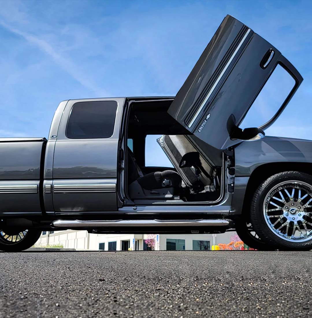 Truck with Lambo Doors