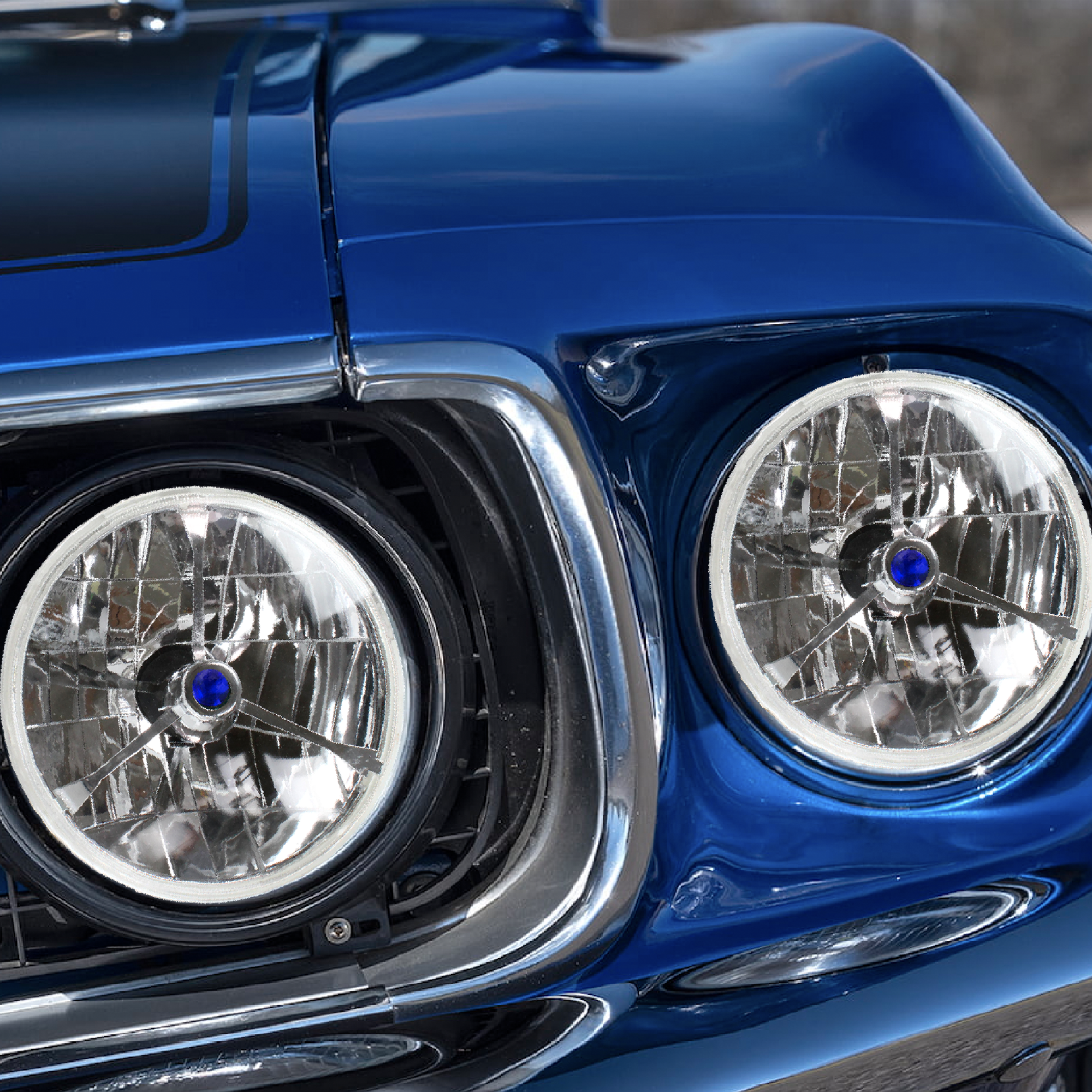 Tri-Bar Headlights