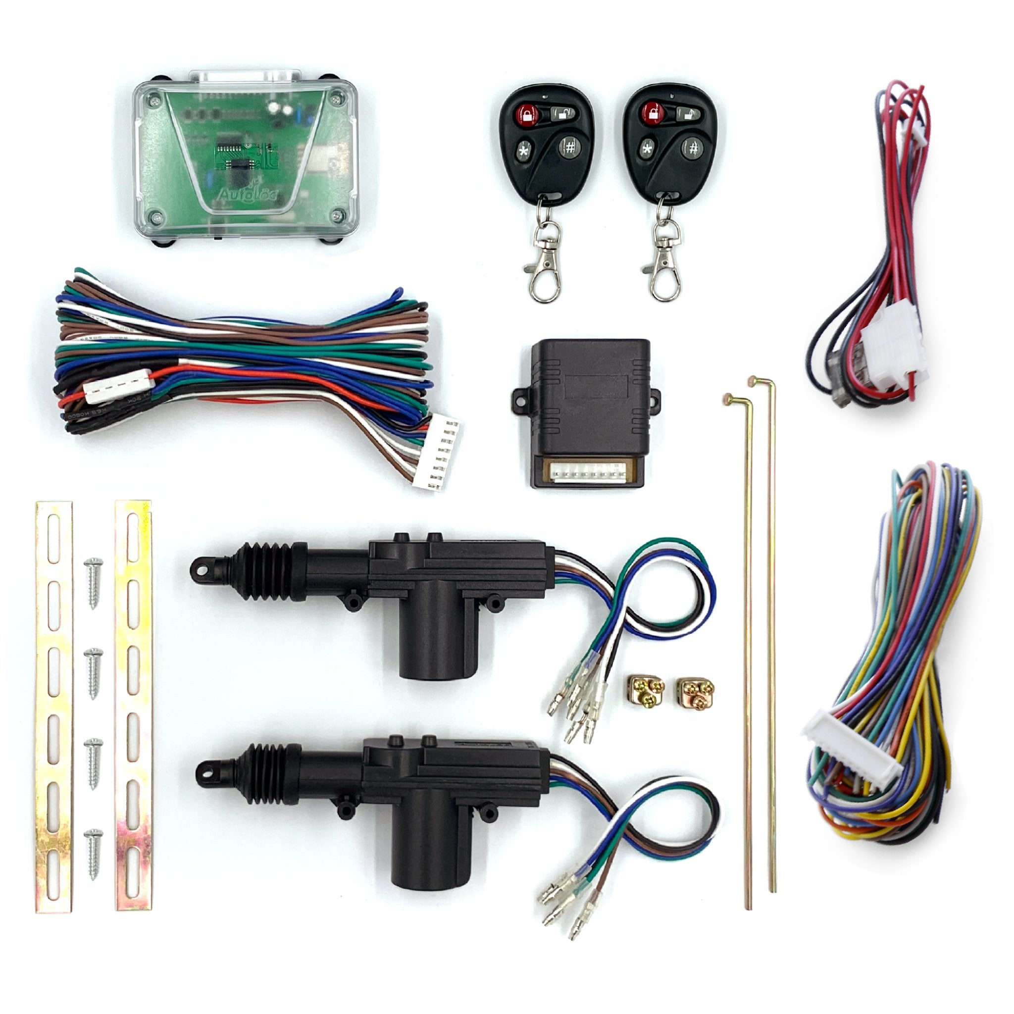 2006-2013 Mitsubishi eK Central Locking 2 Door Power Lock Kit With Remote Keyless Entry