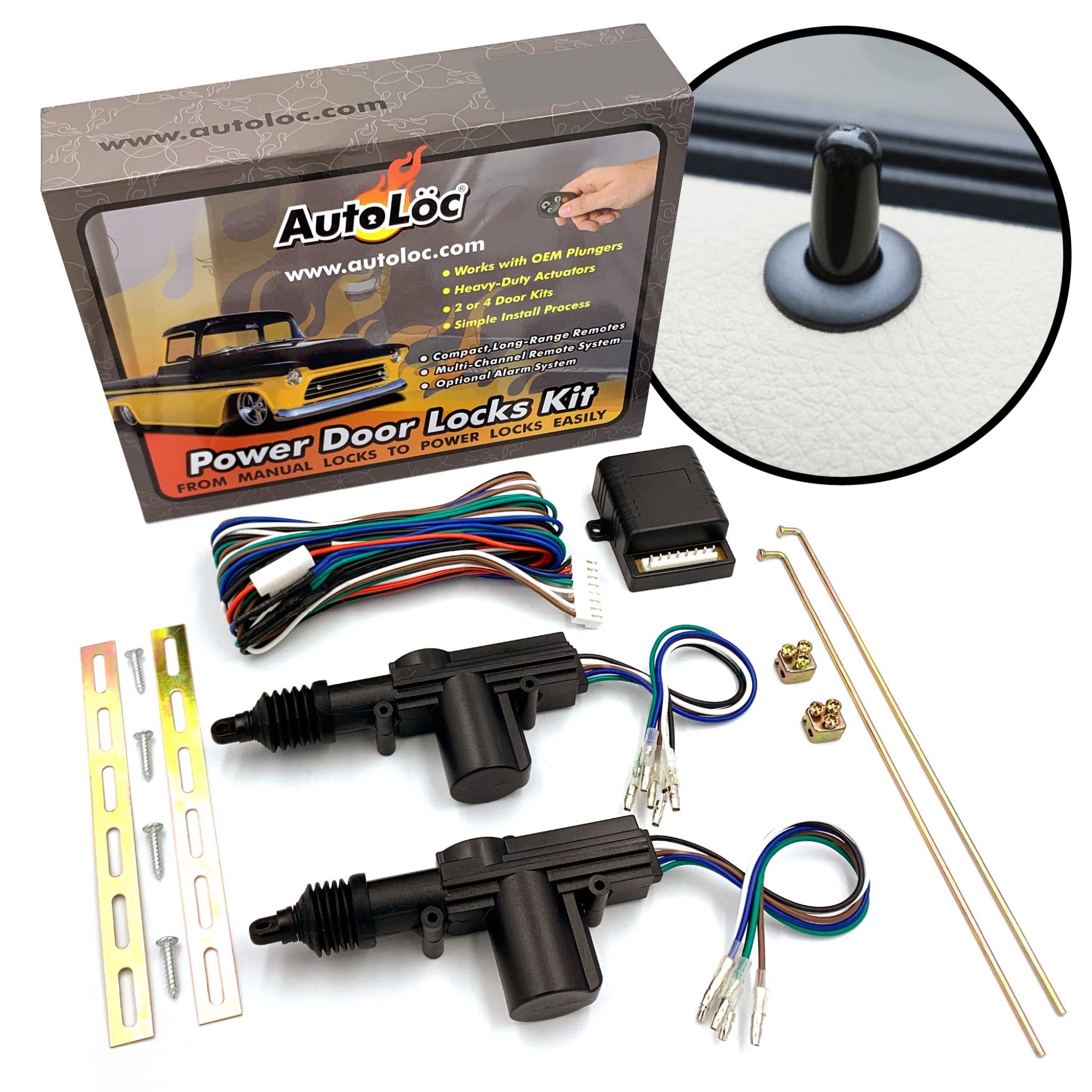 2000-2005 Nissan Prairie / Axxes / Liberty 2 Door Power Lock Kit