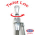 Billet Engine Oil Dipstick Ramjet / Small Block Chevy / GM Vortec Braided Steel