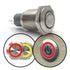 Brushed Billet Metal Push Buttons