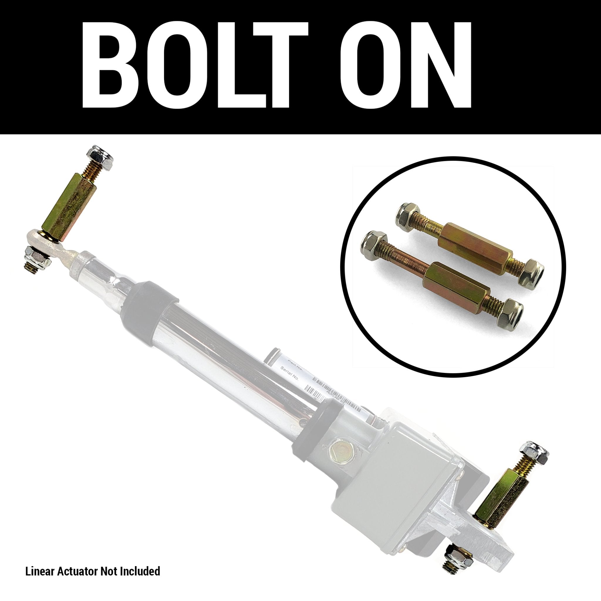 Linear Actuator Motor Mounting Post Spacer Set Power Tonneau Cover Trunks Hoods