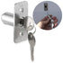 2 Keys Lock Latch Emergency Release Kit Shaved Door Garage Disconnect Universal