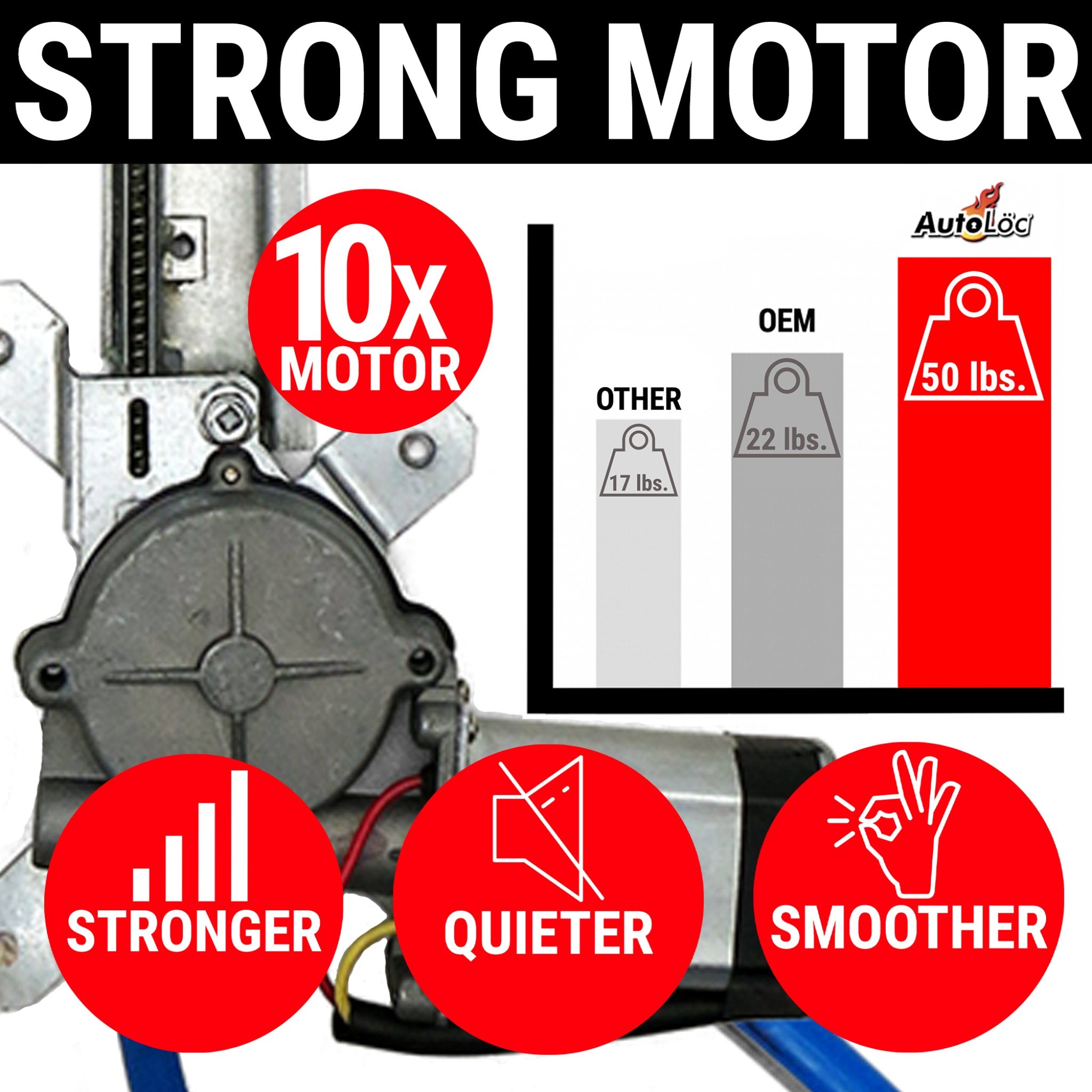 Autoloc Kit de conversión de ventana eléctrica de vidrio plano de 12 V para camioneta modelo 40 1934