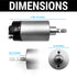 50lb Remote Shaved Door Handle Kit w/ Solenoids Poppers & Latch Cable Adaptors