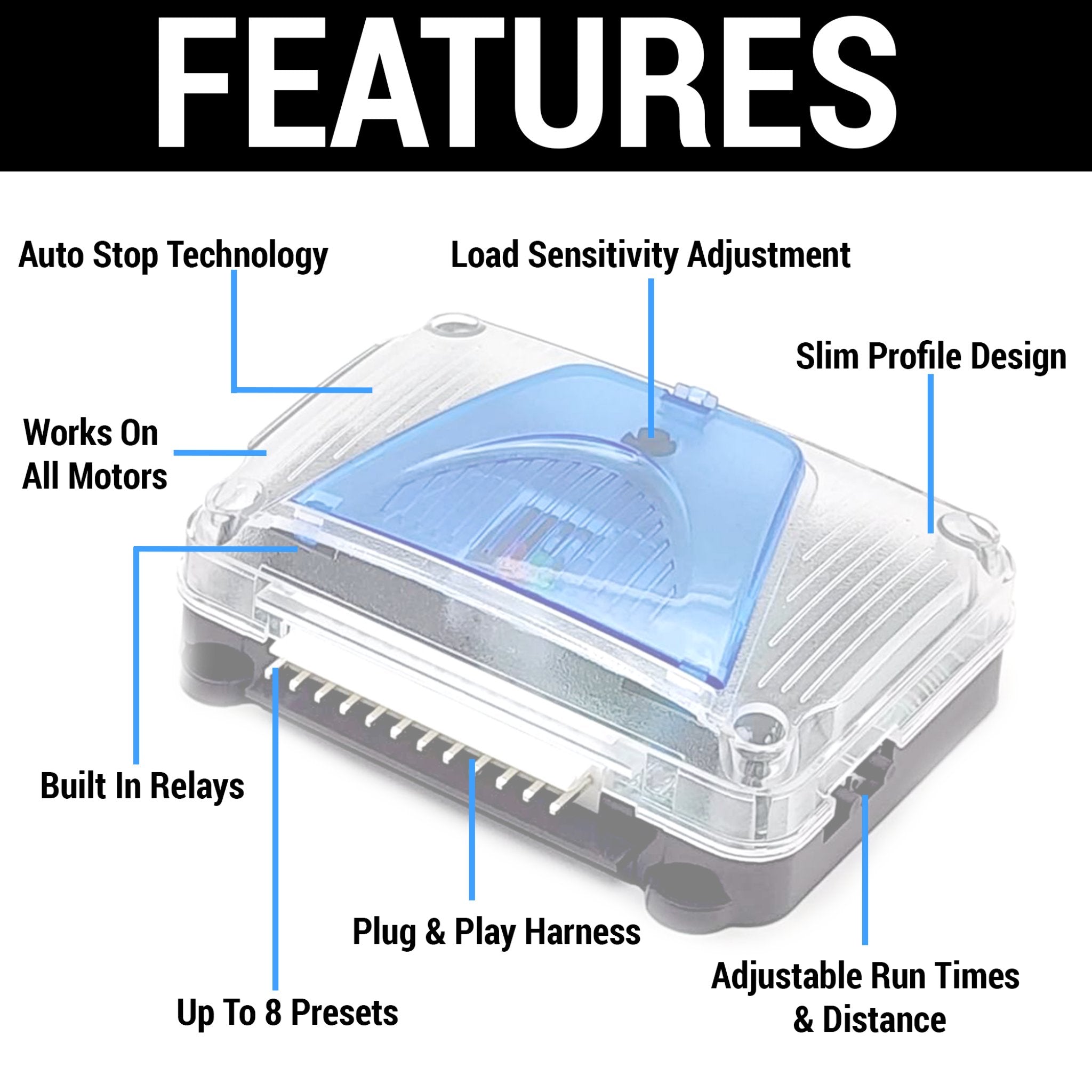 Kit de bisagras inversas para capó con inclinación eléctrica automatizada universal con interruptor y control remoto