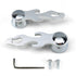 Universal Billet Aluminum Interior Car Door Handle Levers (Pair) - Flame Design