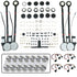 4 Door Universal Car Power Window Kit with Billet Aluminum Daytona Series Switches