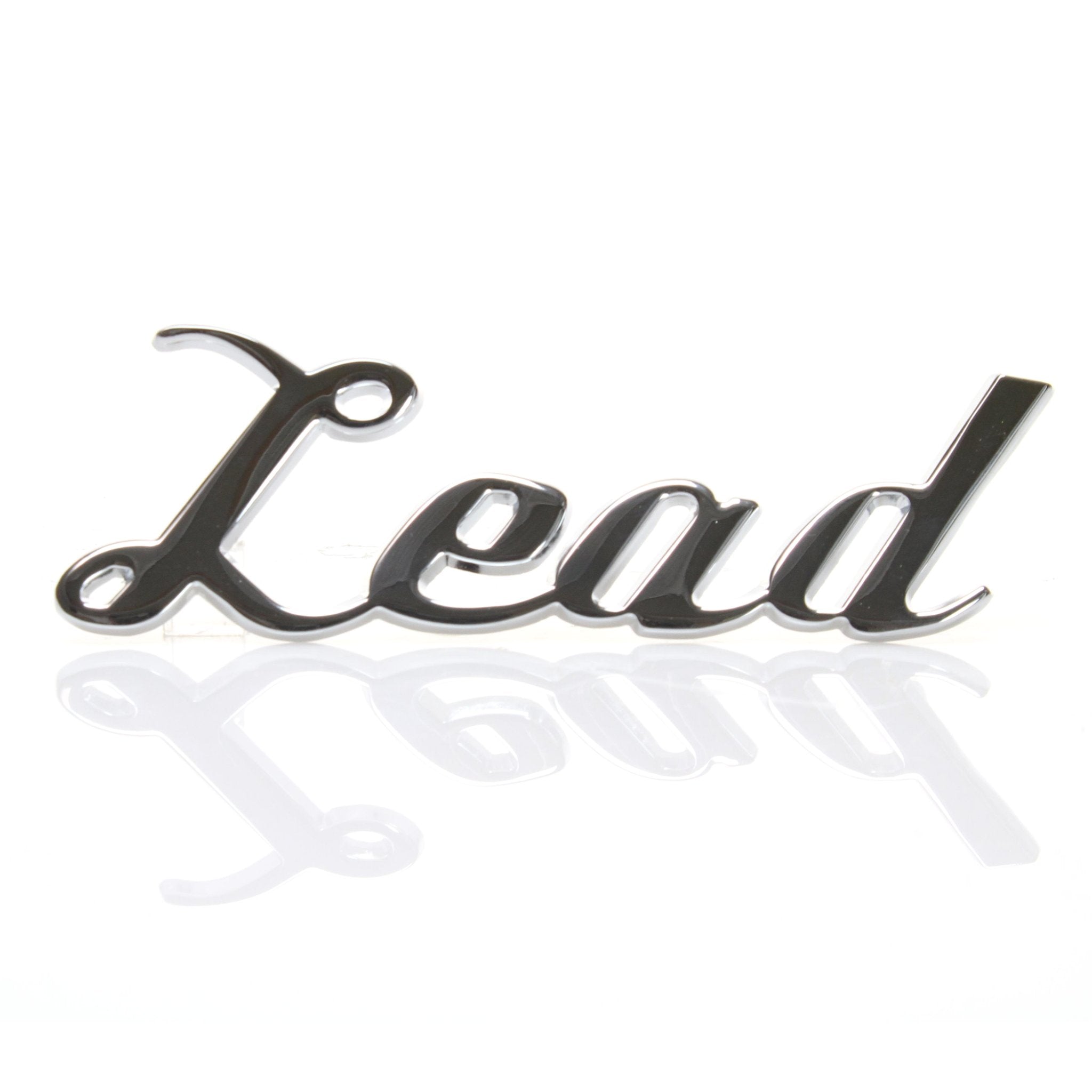 Emblema de guardabarros con letras "Lead" de Metal cromado, insignia para coche, camión, Hot Rod