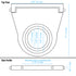 3.5" Universal Swivel Billet Column Drop Adjustable for 1 3/4, 2", 2 1/4" Column