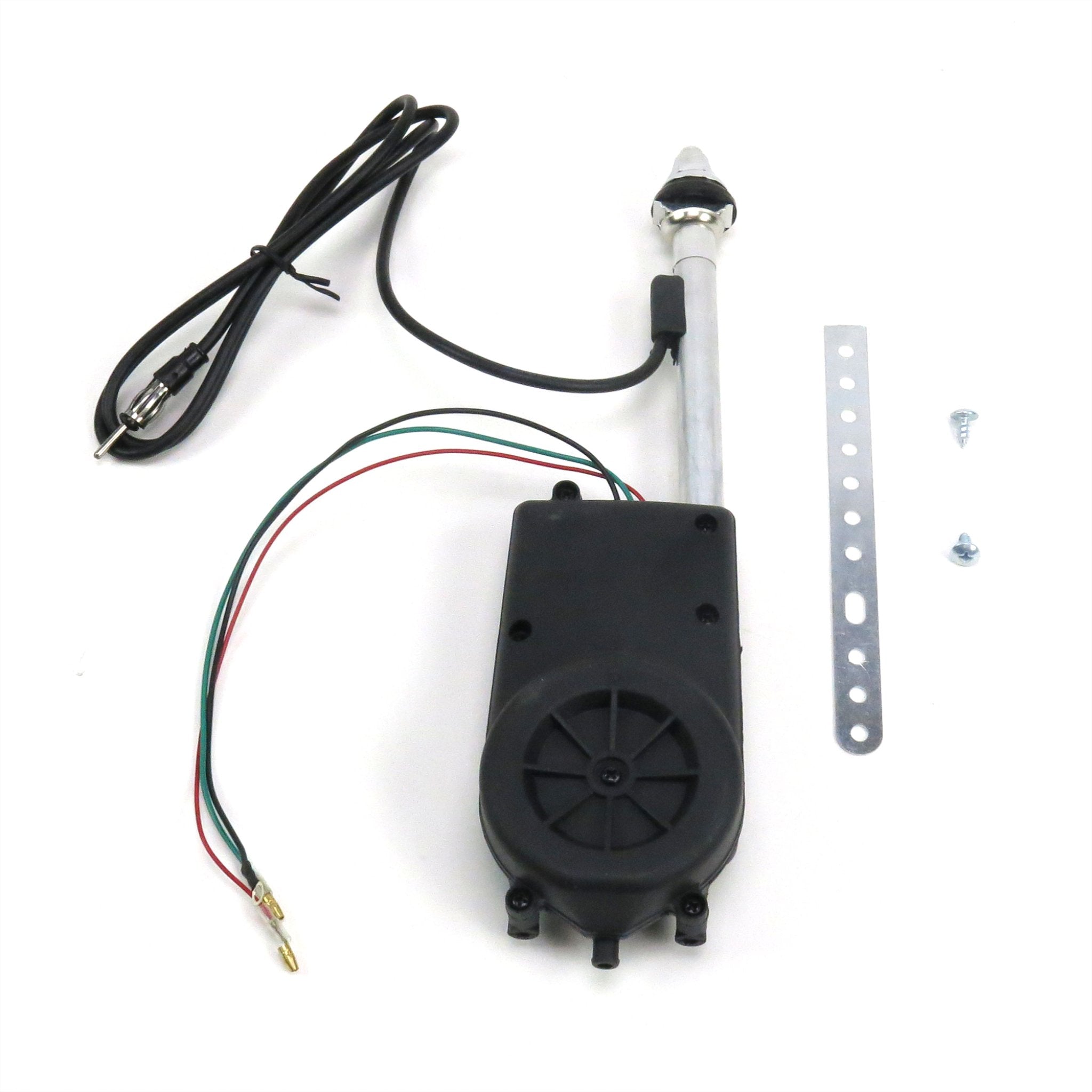 Reemplazo de antena eléctrica cromada AM FM de 12 V 1967 – 1979 Pontiac Firebird Trans Am