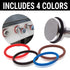 Chrome Billet Dash Pull Knob Car Door Hood Trunk Vent Latch Cable Release Kit