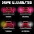 Pro’s Pick/Aftermarket LED Pair Bed Roll Taillight 4 Color - Drive Brake Turn Reverse