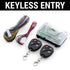 Universal Heavy-Duty Shaved Door Kit w/ Poppers Remote Control 100lb Solenoids