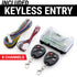 Autoloc Remote Car Power Window Control Kit w/ & 8 Channel Keyless Entry System