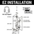 Radio estéreo AM FM, antena eléctrica cromada de 12V, actualización de repuesto para Ford 1957 - 1959