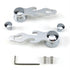 Billet Aluminum Interior Car Door or Window Crank Handle Lever Set Flame Design