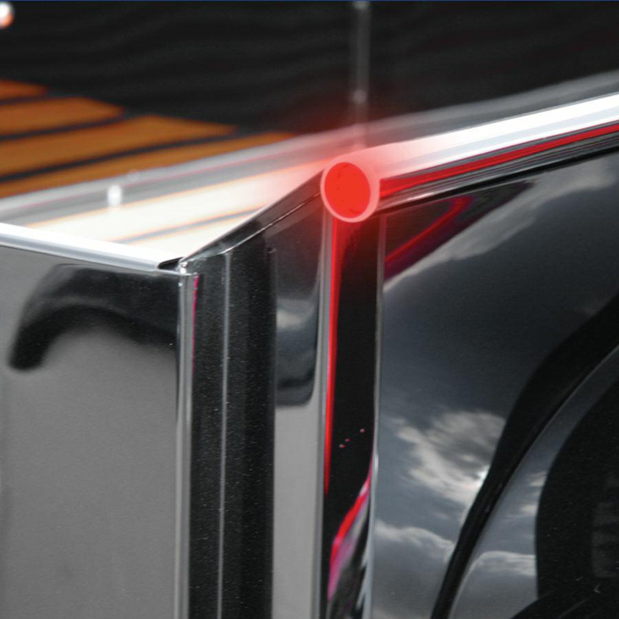 Universal LED Pair Bed Roll Taillight 4 Color - Drive Brake Turn Reverse