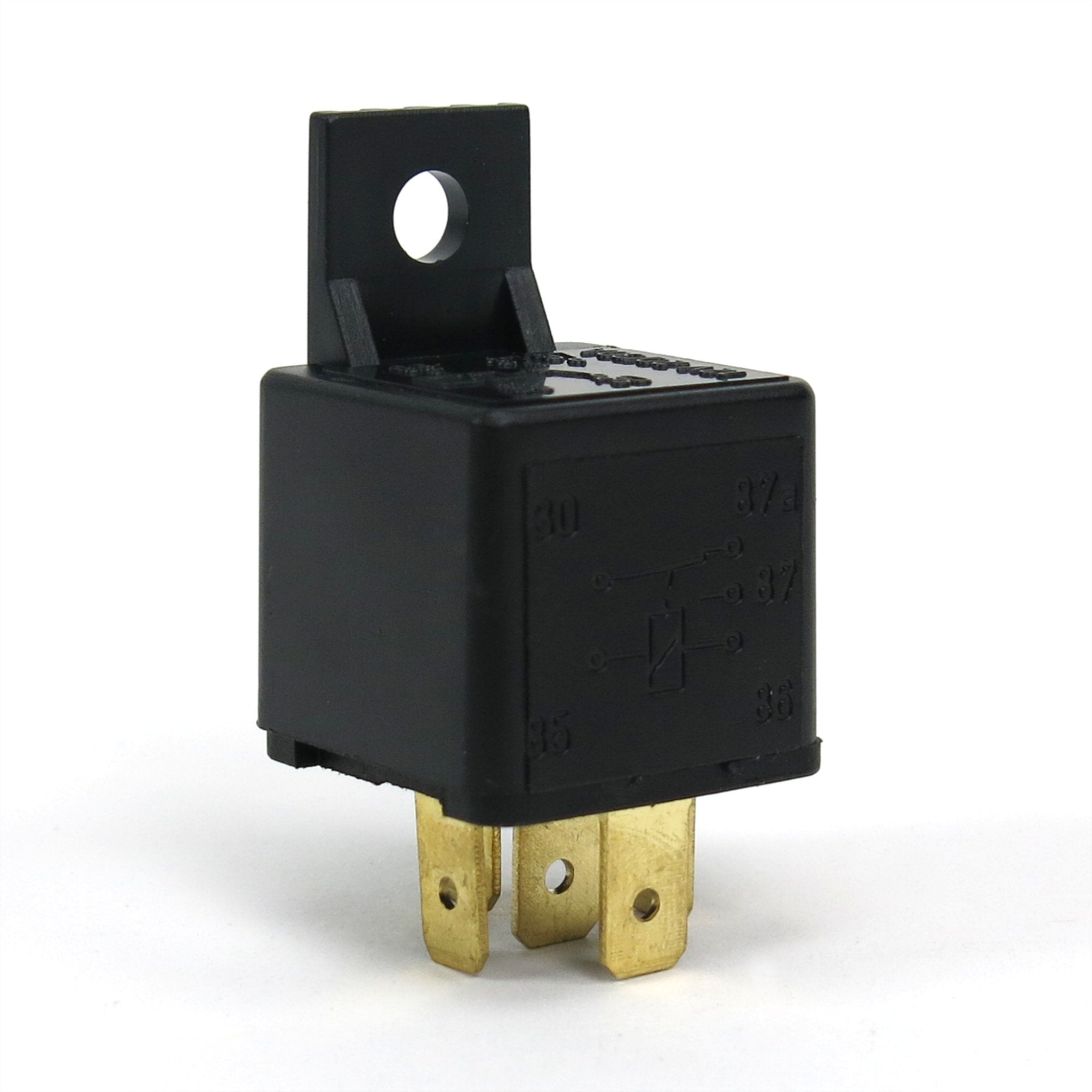 Heavy Duty 40A 12V DC 5-Pin SPDT Automotive Relay with Mounting Tab Universal