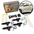 Kit de sistema de bloqueo eléctrico central AutoLoc PT Cruiser de 4 puertas con actuadores HD de 12 V