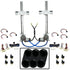 1931 Bentley 4 Litre 2 Door Flat Glass Power Window Kit w/ 3 Black Billet Aluminum Daytona Series Switches