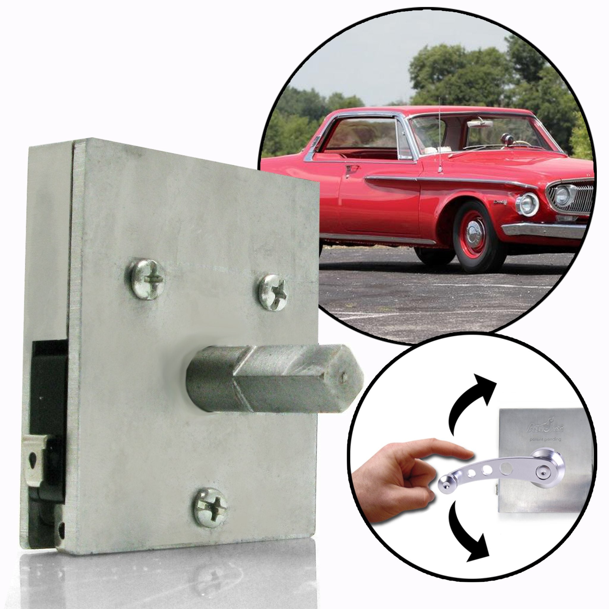 Interruptor de manija de manivela de ventana eléctrica de aluminio Billet Early Mopar y otros