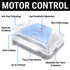 12V Remote Control Power Tonneau Cover Kit w/ Programmable Motor Control Module