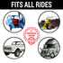 1998-2003 Pontiac Grand Prix Slimline Small Bear Claw Trunk Hood Latch Assembly Upgrade Kit , SE, GTP, GT, Grand Prix