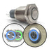 Brushed Billet Metal Push Buttons