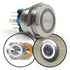 Brushed Billet Metal Push Buttons