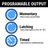 Autoloc 6 Channel Remote Control Keyless Entry System 2 Key Fob Lock Unlock Door