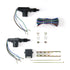 2 Door Universal Car Central Locking Power Lock Kit w/ 12V 5-Wire 8Lb Actuators