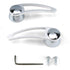 Brushed Billet Aluminum Interior Car Door Handle Levers (Pair) Universal Fit