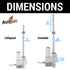 1933-1934 DeSoto Series SC-SD Heavy Duty 2 Door Automated Door Power Hinge Kit for Lambo Gullwing Vertical