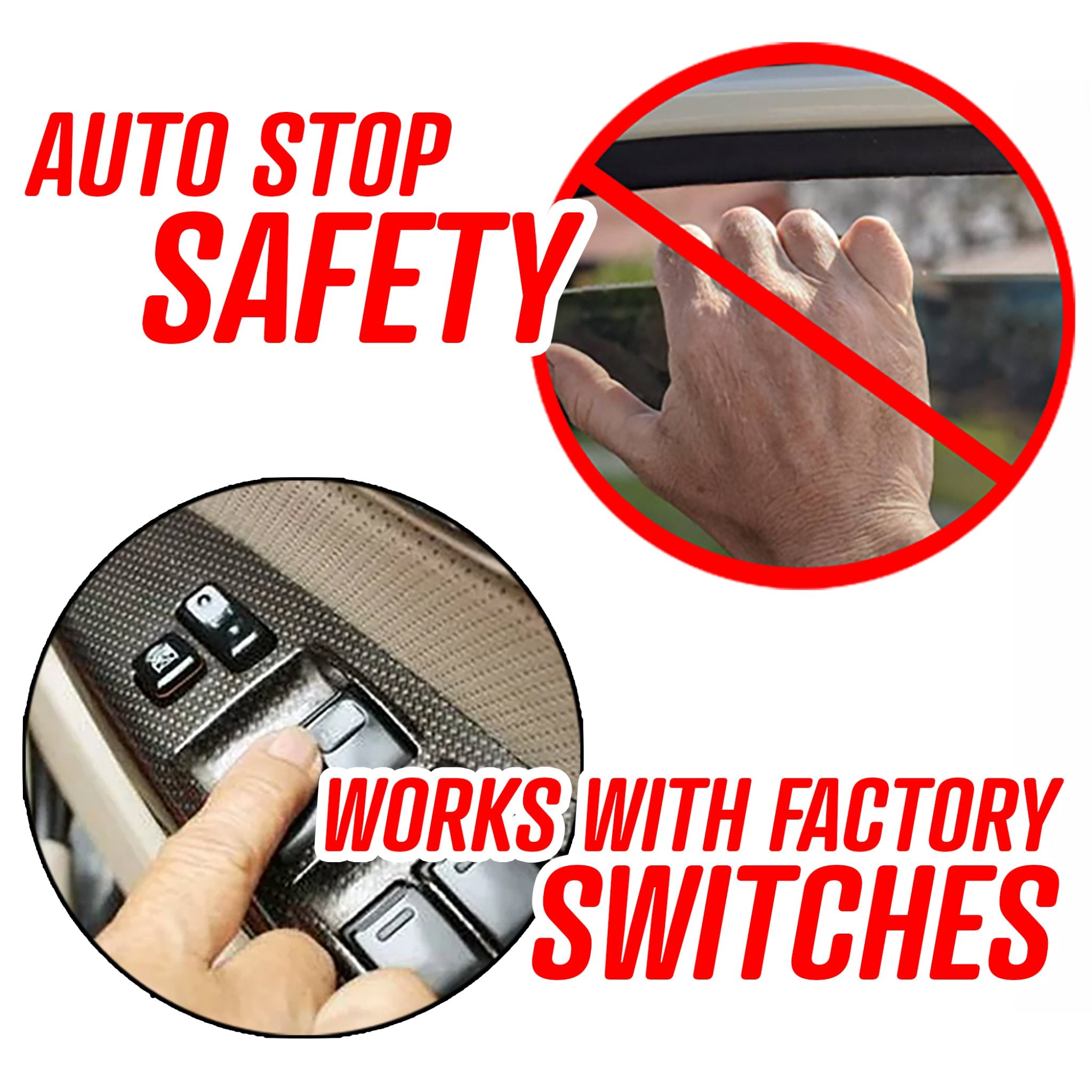 2013-Present Toyota Harrier One Touch Up Down Power Window Switch Control Module Kit 12v