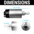 1984-1993 Lada Niva Autoloc 35lb Remote Shaved Door Handle Pop Latch Kit Stainless Steel Loom