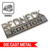 Chrome Metal Redneck Edition Fender Emblem Badge Car Truck Auto Tailgate Trunk