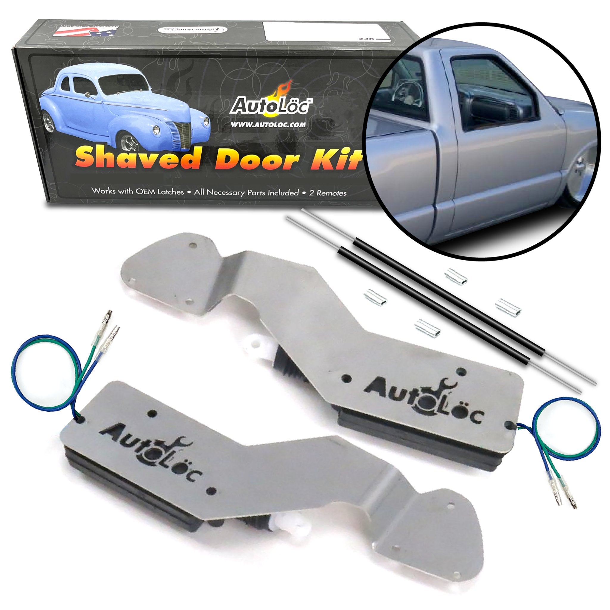 Kit de puerta de afeitado atornillada para actuadores de servicio pesado 94-03 S10/Blazer/Sonoma/Hombre