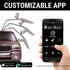 Autoloc 6 Channel Remote Control Keyless Entry System 2 Key Fob Lock Unlock Door
