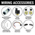 1976-1978 Mazda Cosmo / RX-5 35lb Remote Shaved Door Handle Kit w/ Solenoids Poppers & Latch Cable Adaptors