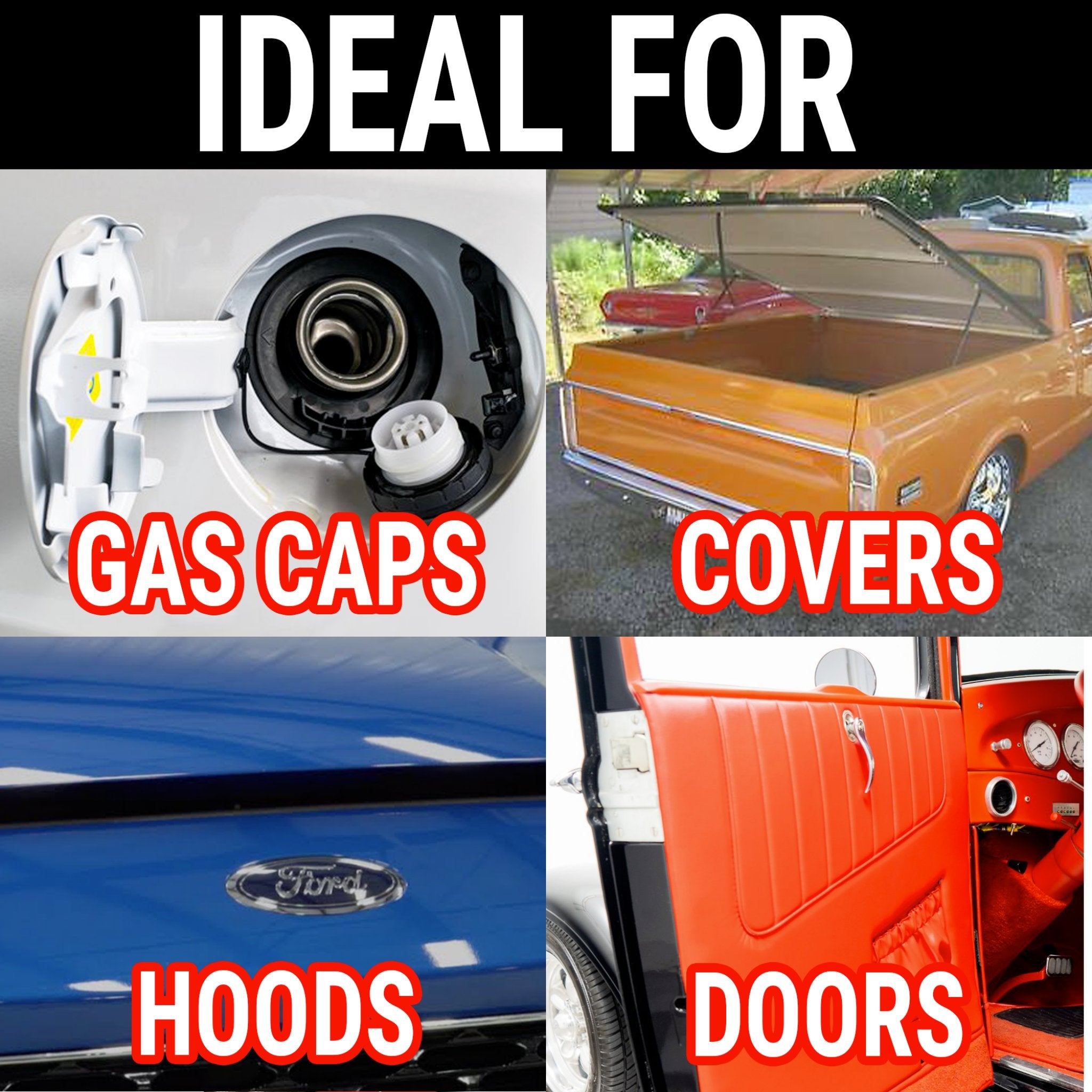 1927-1929 Volvo ÖV4 / PV4 11lb. - 15 lb. 12V Power Trunk Hood Hatch Tonneau Gas Cap Solenoid Latch Release Kit