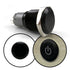 Black Anodized Metal Push Buttons