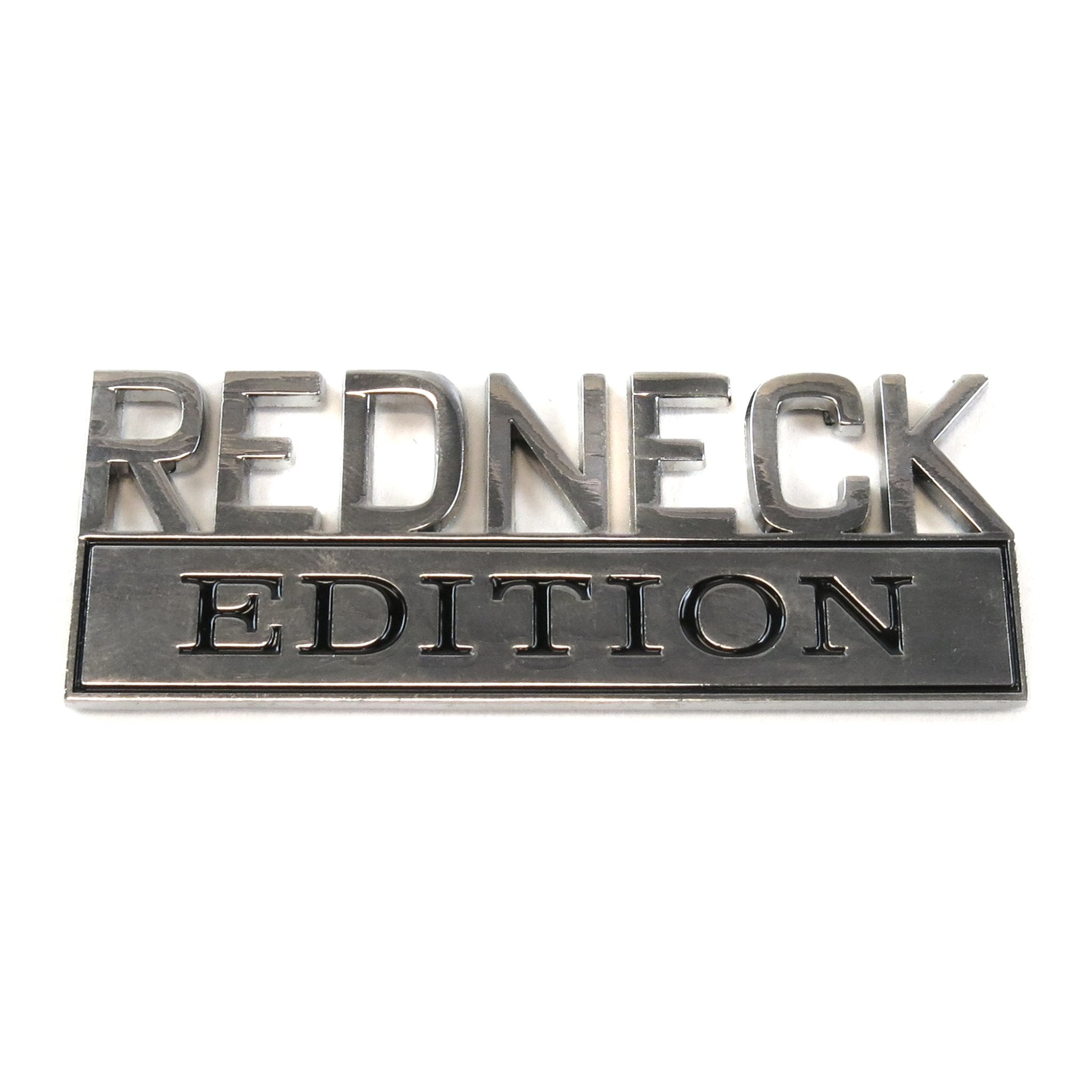 Chrome Metal Redneck Edition Fender Emblem Badge Car Truck Auto Tailgate Trunk