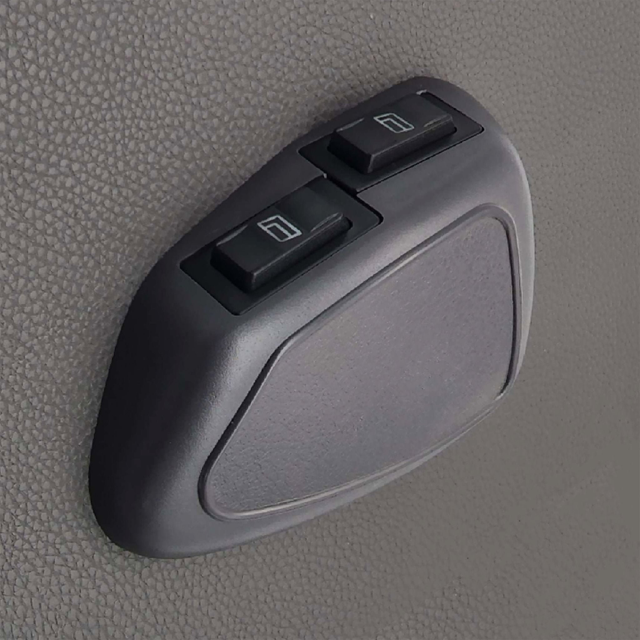 Dual 2 Rocker Switch Black Case Bezel Panel Car Driver Door Power Window Locks