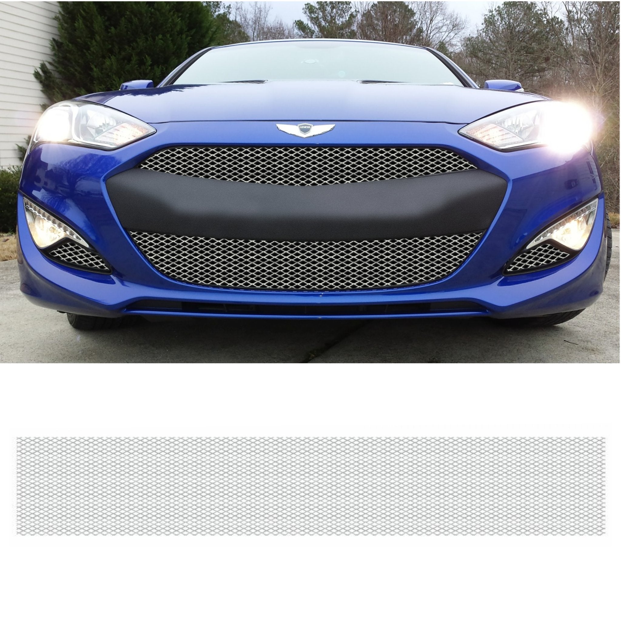 8"x48" Car/Truck Grille Mesh Sheet Universal Aluminum Diamond Grill Cover